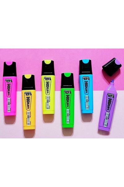 Limmy Pink Vibrant Colored Highlighter