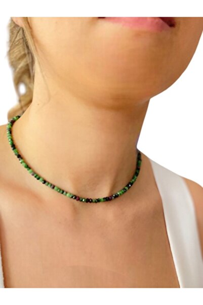 By Saadet Özkanlı Gerçek zümrüt kolye, gerçek izümrüt choker