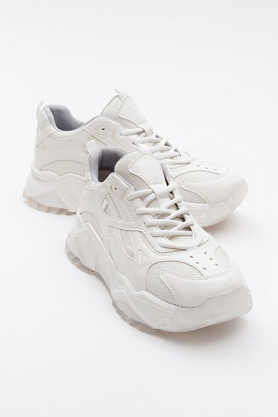 LuviShoes Pantofi sport de damă LECCE White Skin