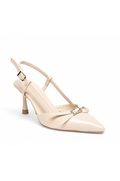 Buem Pantofi de damă ultra lux, eleganti, cu cataramă din piatră, cu toc, confortabili, de zi cu zi