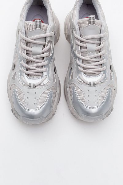LuviShoes Pantofi sport de damă LECCE Gri argintiu