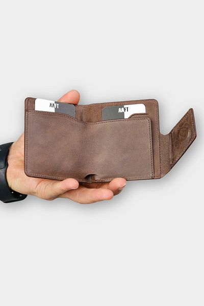 MFT Leather Design Мъжки картодържател Lucas 1606 от естествена кожа
