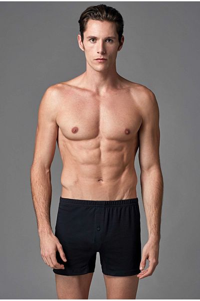 Eros Men'S, 100% Cotton, Front Buttoned, 2-Piece Boxers
