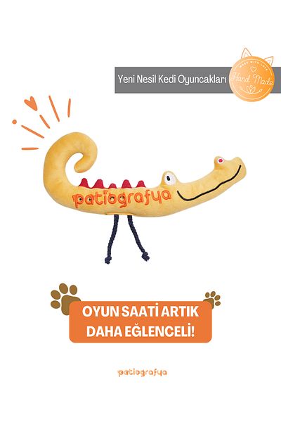 patiografya Matatabi Crocodile Toy