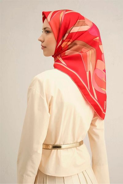 Armine 02 Twill Silk Scarf 9302D