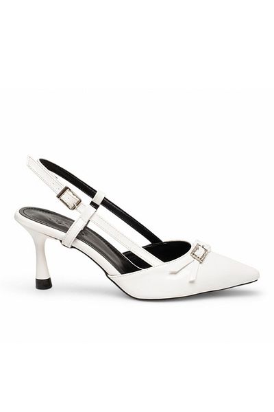 Buem Pantofi de damă ultra lux, eleganti, cu cataramă din piatră, cu toc, confortabili, de zi cu zi