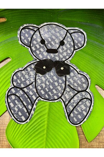 Gönülden Tasarım STONE RADNIČKA ČIPKA MEDVJED ARMA ŠIVAĆA APLIKACIJA 24X18 CM