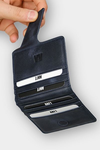 MFT Leather Design Ανδρική κάρτα Lucas 1606 από γνήσιο δέρμα