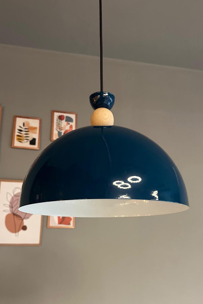 Bamyum Yimpi Midnight Blue Chandelier Single Pendant Lamp Living Room Hairdresser Cafe Decorative Lighting Patisserie