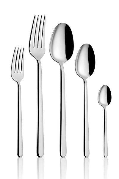 İMMO HOME Immo Lilyum 30 Piece Fork Spoon Set