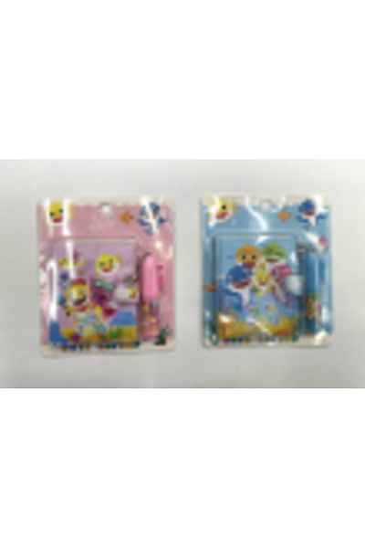 joyland Mini caiet cu stilou - 1 bucată, figura rechin