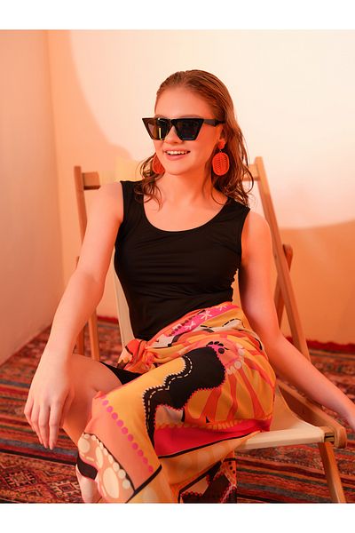 ALFASA Solara Patterned Skirt Pareo