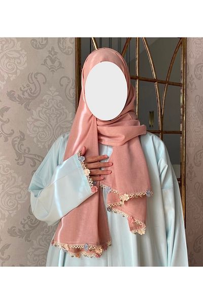 Nimet Abla Butik Hand Embroidered Prayer Robe Suit