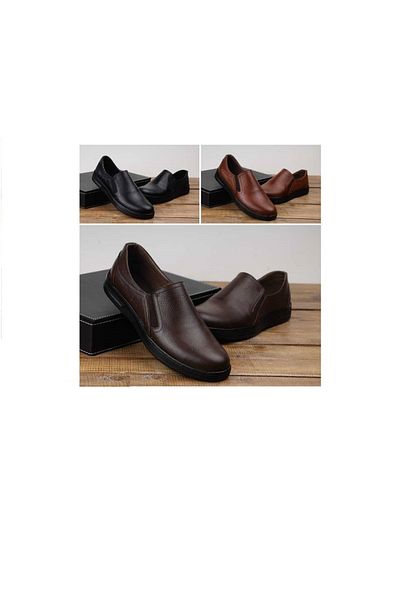 Handmade Casual shoes made of Genuine Leather with a Soft and Comfortable Rubber Sole
