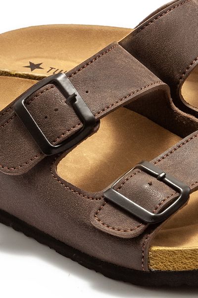 Twigy Brown Leo Men's Slippers 41/45