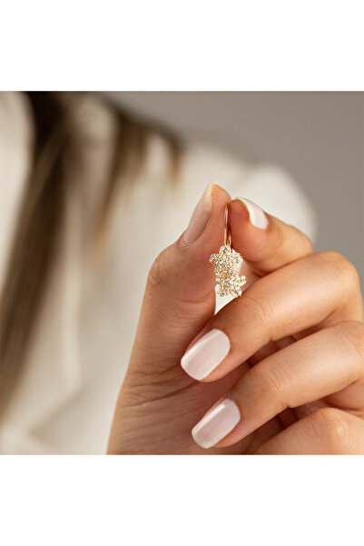 Çgk Çiğdem Gürel Kuyumculuk Yıldız Çocuk Altın Küpe