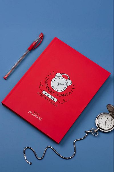 Meli Melek Комплект дневници Timeless с твърди корици, 80 стр., 4 броя, 16,5x21 см