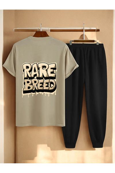 uyguntarz Unisex Rare Breed Printed Tracksuit Set