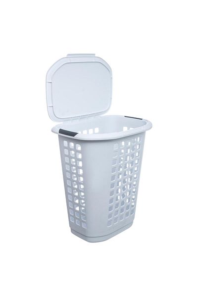 Five Simply Smart Hugger Sturdy Polypropylene Laundry Hamper with Lid 63Liter