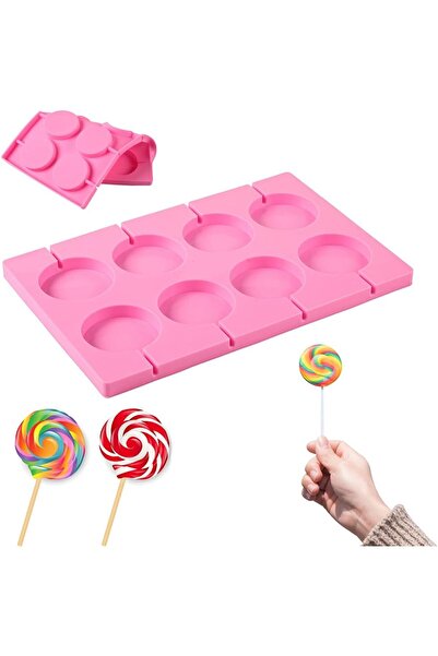 Genel Markalar İzomalt Kalıp Çubuklu Halka Şeker, Çikolata, Dondurma, Lolipop...