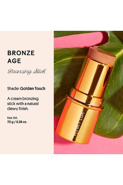 winky lux Bronze Age Bronzer Stick - Golden Touch, Cream Bronzer & Contour, Hydrating Vitamin E