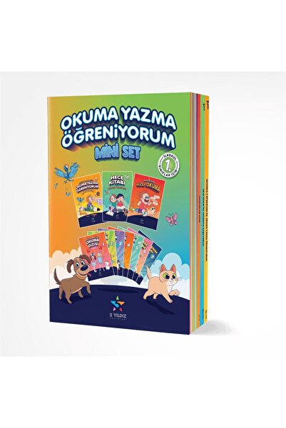 5 yıldız yayınları Okuma Yazma Öğreniyorum Mini Set