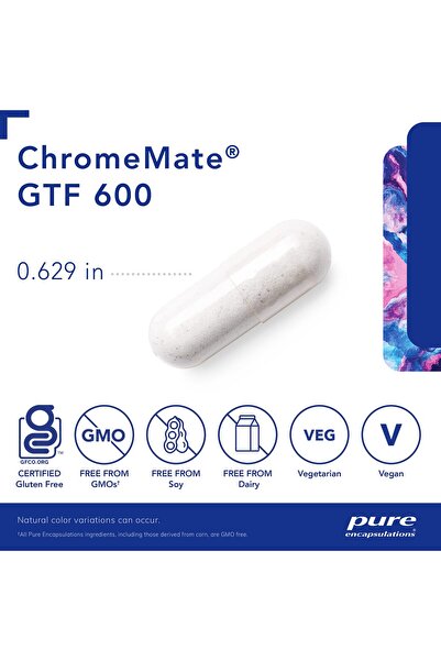 Pure Encapsulations ChromeMate GTF 600 | Supplement for Metabolism and Lean Muscle* | 180 Capsules