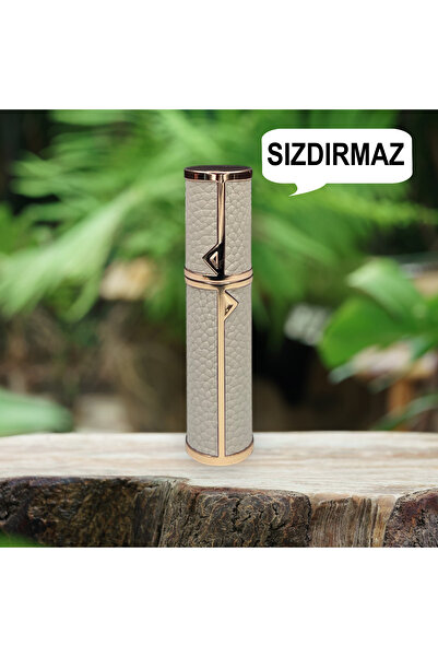 Hamiki Deri Sızdırmaz Taşınabilir Mini Doldurulabilir Boş Küçük Seyahat Cep P...