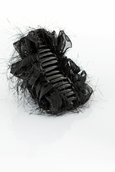 Miorre Stylish Tulle Latch Hair Clip with Feather Detail