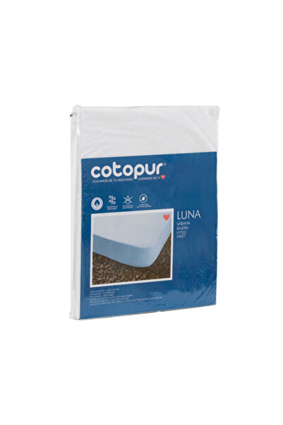 Cotopur Luna Waterproof Breathable Single Fitted Sheet 100 x 200cm