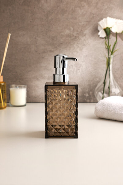 BKC HOME Single Transparent Acrylic Dishwashing Liquid Soap Dispenser