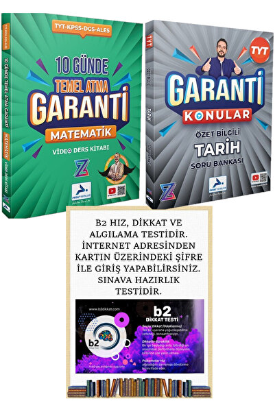 paraf yayınları paraf yayınları z takımı 10 günde temel atma garanti matemati...