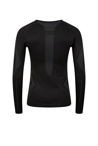 2AS Erkek Heatwave Seamless Baselayer Üst İçilk Siyah/Gri