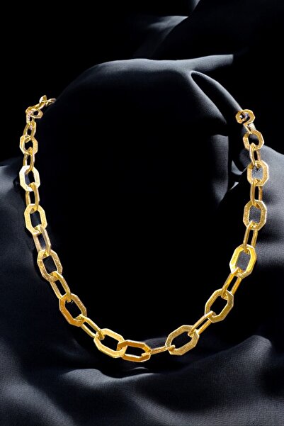 Altınaşkı Parlak Ataş Altın Zincir