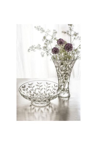 RCR Laurus Avant-Garde Sophisticated Decorative Crystal Glass Flower Vase 197 x 302mm