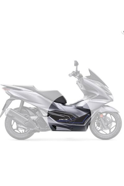 Redline Grafik Pcx 2021 Karbon Desen Mavi Yan Pad