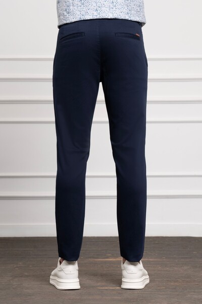 Morven Ανδρικό τσίνο παντελόνι σε μπλέ Navy Slim Fit