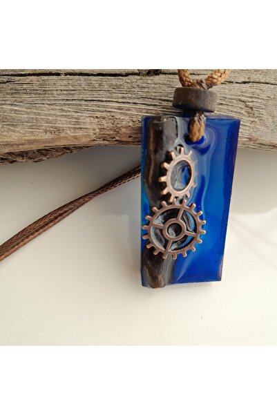 Juuni Tasarım Hediyelik Eşya Zamanın İzleri Driftwood Kolye