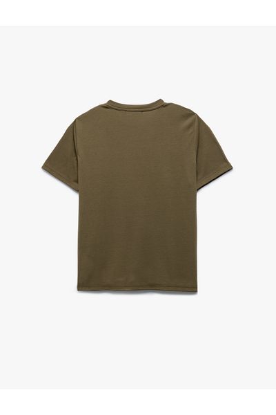 Koton Crew Neck Short Sleeve Printed Women's T-Shirt