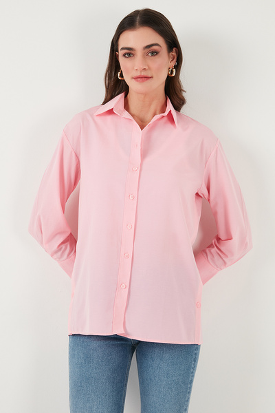 Lela Cotton Regular Fit Buttoned Slit Detailed Shirt Shirt 6772920