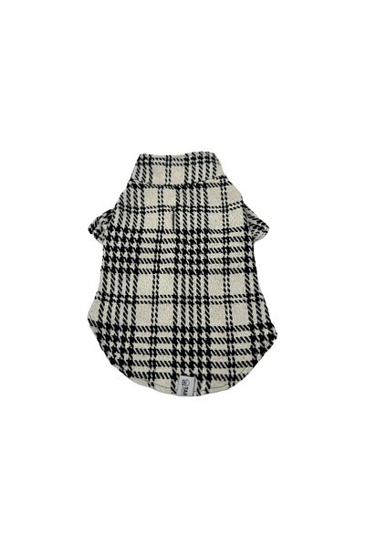 JesPawty White Dog Lumberjack Shirt