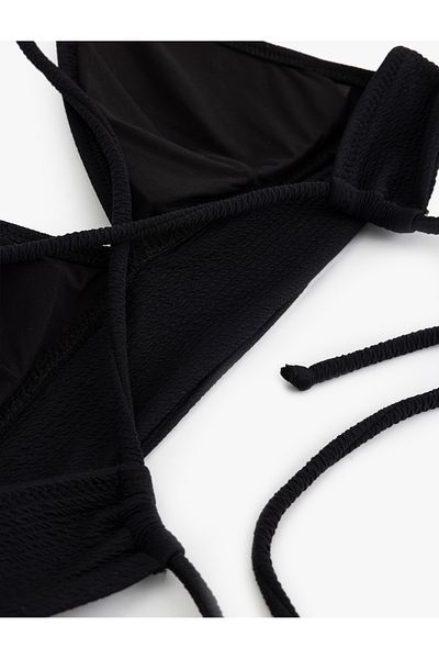 Koton Μπλουζάκι μπικίνι Bralet με λεπτομέρεια με κορδόνια στην πλάτη