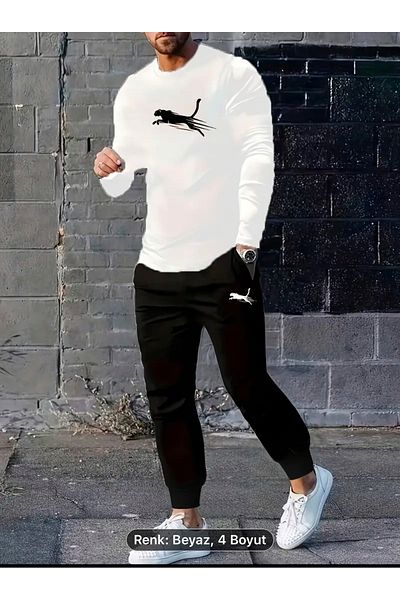NEW TRENDY COLLECTİON Oversize Leopard Yilindir Veste & Etob – Set