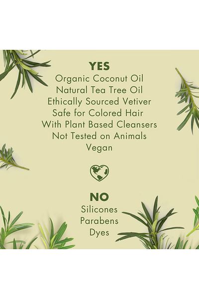Love Beauty and Planet tea tree oil & vetiver shampoo, 400ml (1 battles)