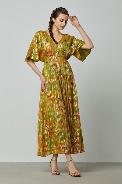 femi9 Printed Jacquard dress