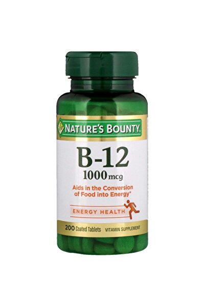 Nature's Bounty Nb B-12 1000mcg Size 200ct Nb B-12 1000mcg Tablet Value Size 200ct