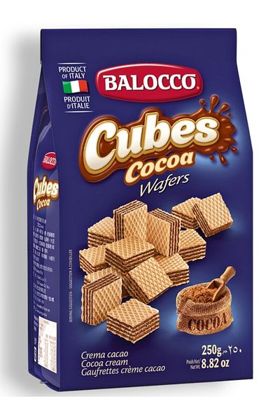 Balocco Crispy Wafer with Cocoa Cream 250 Gr