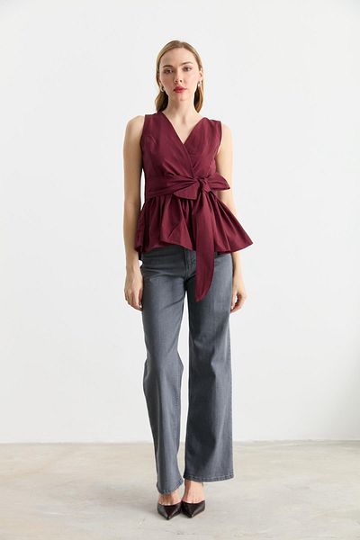 Qutu Butik 4046 ΜΠΛΟΥΖΑ ΜΕ ΣΥΝΔΕΣΗ ΑΜΠΟΥΡΑ