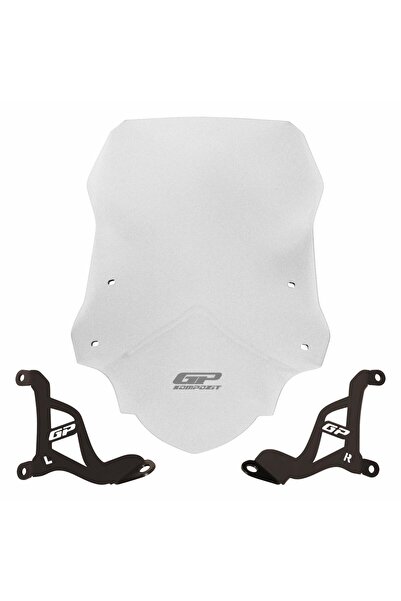 GP KOMPOZİT GP Kompozit Aprilia SR 125 / 160 2024 Uyumlu Ön Cam Şeffaf 51 cm