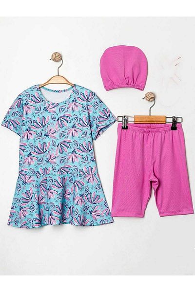 GizaKids Girl's Hijab Swimsuit